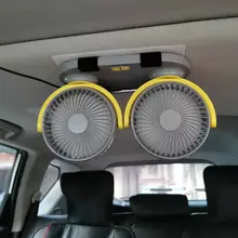 車載用静音USBファン【12V・24V対応・強力冷却・天井吊り下げ式】