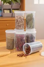 食品用密閉調味料収納ボックス【透明プラスチック・調味料瓶・スパイス用】