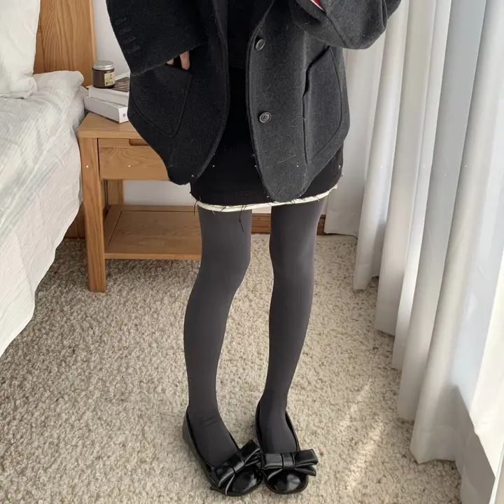 Gyiwwen 120デニール ハイウエスト収腹ストッキング【無地・秋用・女性用】