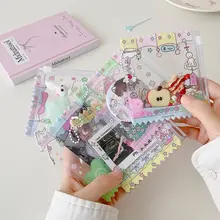 透明な少女デザインのカードケース【ファンシー・ジッパータイプ】