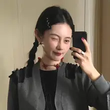 高級感あふれる朝顔デザインのヘアクリップ【花飾り・サイドバング用・女性用】