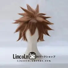 王国の心３ 主人公ソラのコスプレ用爆発ロングウィッグ【ブラウン】