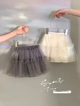 女児用チュチュスカート【秋用・ふんわりデザイン・プリンセス風】（セットアップ対応）