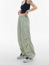 夏用 軽量レディースカーゴパンツ【快適な直筒・ワイドレッグ・通気性・速乾性】（セットアップ対応）