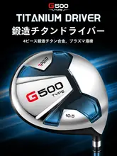 pgm 高尔フクラブ メンズ チタン合金 ドライバー【初心者向け・ヘッドカバー付き】