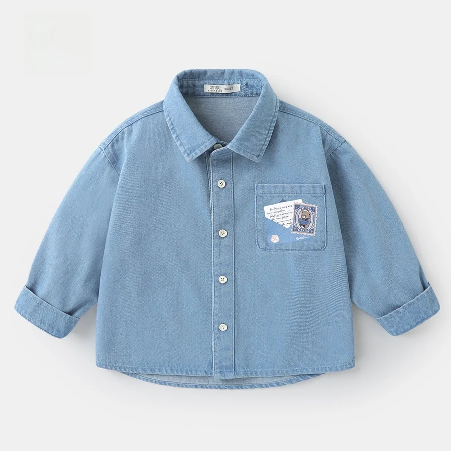 4歳の男の子にぴったりの服のサイズは？デニムシャツで解決するリアルな選び方