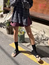 黒色レディースバレエ風ソックス【夏用・薄手・足首丈】