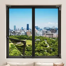 マグネット吸着式 蚊よけメッシュウィンドウ【家庭用・自粘式・バルコニー対応】