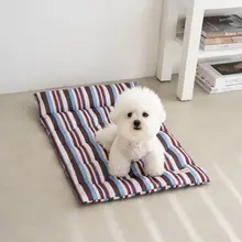 ペット用両面枕とマット【肌に優しい・季節問わず使用可能・中型から大型犬用】