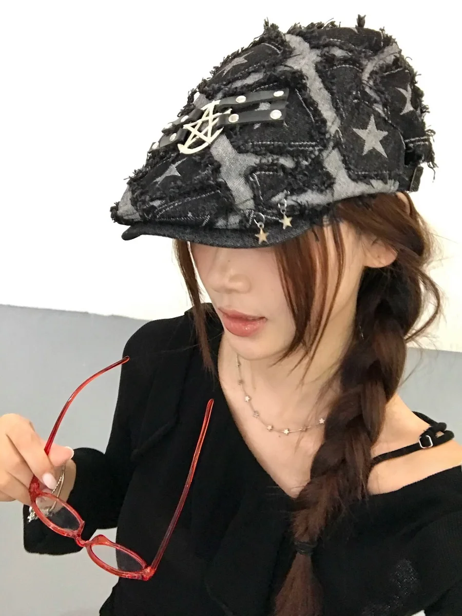 星柄デザインの前進帽子：女性向けベレー帽の日常使い方と特性