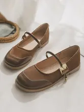 羊皮製 マリージェンシューズ【フラット・浅口・春秋用・柔らかなデザイン】