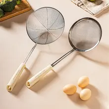 ステンレス製 大型フィルター網メッシュスプーン【キッチン用・家庭用】