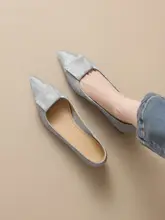 秋季用 中ヒール レディースポインテッドトゥシューズ【高級感ある国風デザイン】