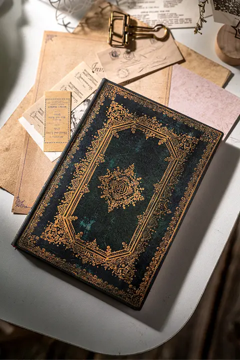 paperblanks レトロデザインノート【スカルプチャーシリーズ・学生向け・日記・スケッチ用】