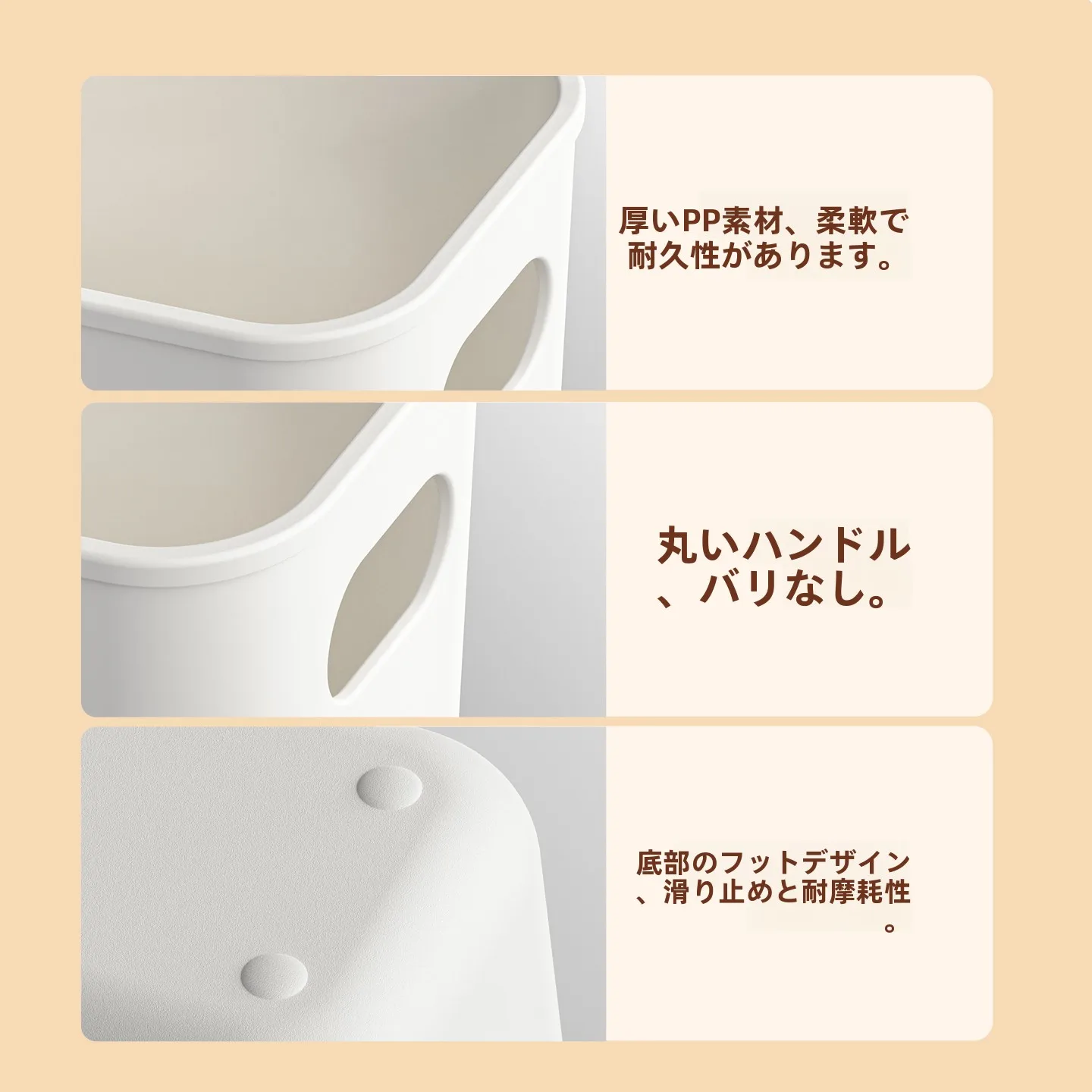 収納ボックス 長方形 小型 デスク上 引き出し メイク アンダーウェア 靴下 収納の実用性と使い方