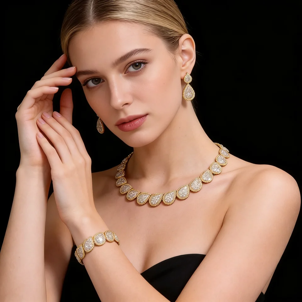 結婚式用ドレスアクセサリー【ネックレス・ブレスレット・リング・ピアス・極上の柔らかさ・ジュエリー】（セットアップ対応）