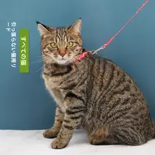 猫用ハーネス付きリード【脱走防止・お散歩用】