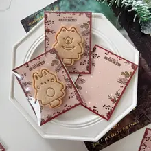クリスマスクッキー用カード【クリスマスカード・お菓子のデコレーション用】