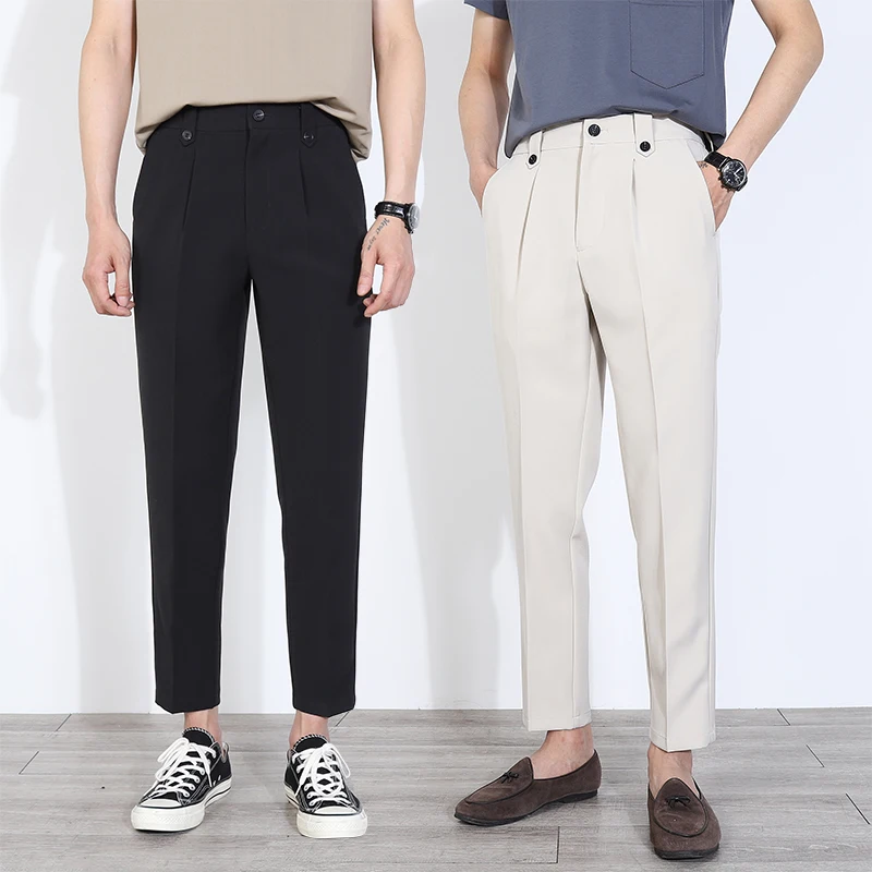 夏 メンズ コーデの基本スタイル：アイスシルクパンツのデザインと特性