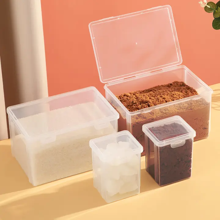 透明な糖容器【砂糖・氷糖・粉末小麦粉用・密閉式】