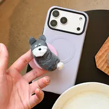 可愛い強力磁吸気囊スマホスタンド【デスク用・クリエイティブサポート】