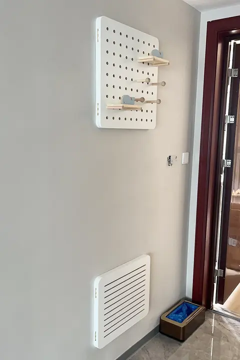 北欧風 おしゃれな弱電ボックスカバー【穴あけ不要・ブラインドデザイン・配電箱用】
