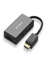 DPからHDMI・DVI・VGAに対応したトランスフォーマー【外部モニター・プロジェクター・テレビ用】