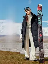 フード付き 長袖ダウンコート【極上の柔らかさ・防寒・女性用】