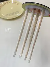 極上の柔らかさの底胶デザインネイルアート筆【平頭・短毛・磁吸機能付き】（セットアップ対応）