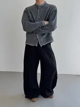 アメリカンレトロデザインのストレートパンツ【春夏用  ・男女兼用・ゆったりシルエット・ワイドレッグ】（セットアップ対応）