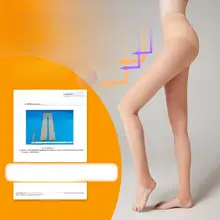 UVカット 透け感のある女性用ゴルフタイツ【シームレス・冰絲素材】