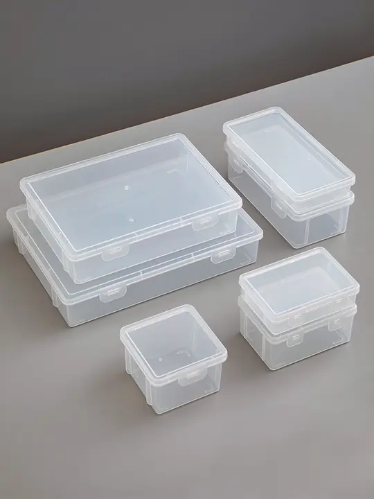 パーツボックス 収納ケース 透明 プラスチック 仕切り付き 小ねじ 工具 部品 サンプル 整理 長方形