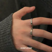 星芒デザインのチタン製リング【男女兼用・軽やかなファッションリング】（セットアップ対応）