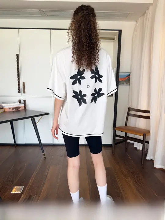半袖Tシャツ クルーネック ルーズ バイカラー M字ロゴ 接触冷感 ひんやり スポーツ 夏 「MIICHOUS」