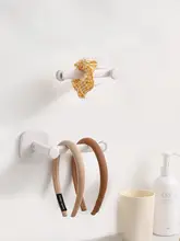 強力粘着フック キッチン用 壁掛けトイレットペーパー収納ラック【穴あけ不要・鍋蓋やヘアゴム収納可】