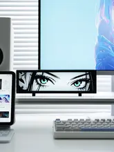 ナイトライト アニメ風アイ インダストリアル風 モダン シンプル ゲーミングデスク デスク周り インテリアライト 空間演出