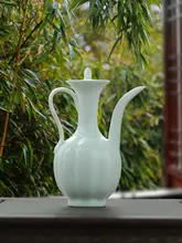 手作り復古スタイル 中式茶具 銀色タオルポット【宋代風・注水用ポット】