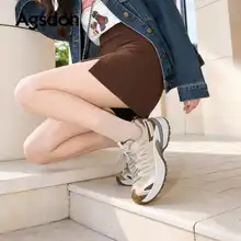 厚底デザインの女性用カジュアルシューズ【通気性・アウトドア・登山用】