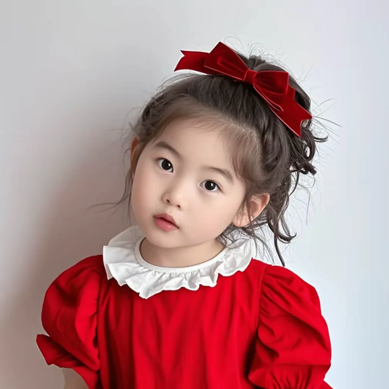 子供用ベルベットヘアクリップ：秋冬・クリスマス向け人気アクセサリーの価格と使い方