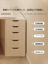 ナチュラルデザインの多機能デスク【リビング・寝室用・長方形・アイボリー】