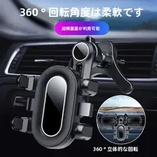 車載スマホホルダー【360度回転・エアコン吹出口取り付け・防振】