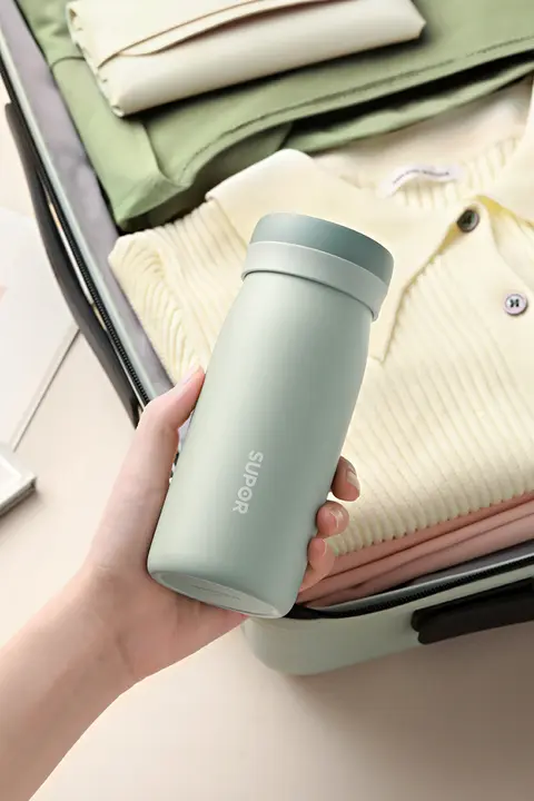 Supor スマート保温ボトル【316ステンレス製・大容量・かわいい・ポータブル】