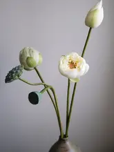 リアルな質感の蓮の花アートフラワー【インテリア装飾・リビング用】
