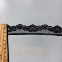 薄手レーストリム【透け感・波状ドット・自作衣装用】