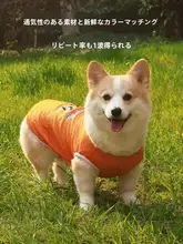 夏用コーギー犬用衣服【薄手・虫除け・毛落ち防止・UVカット・洗濯可能】