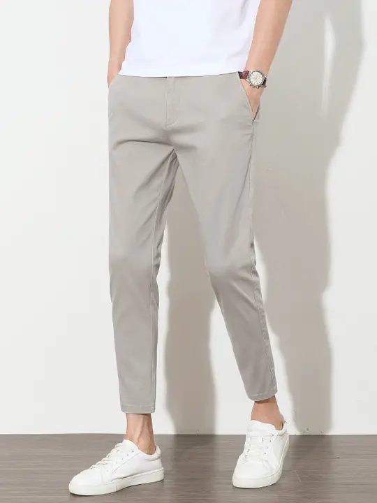 秋冬用 メンズカジュアルパンツ【ストレッチ・透湿・コットン製・スリムフィット】