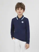 子供用ゴルフウェア【秋冬用・長袖・快適な速乾素材】