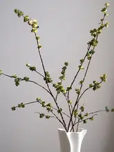高級感あるグリーンの花芽アートフラワー【リビング装飾・和のテイスト】