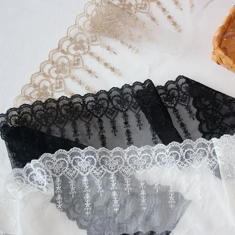 レース刺繍リボンの多用途性と実用性：DIYファッション装飾に最適な選択