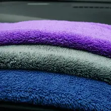極上の柔らかさの超細繊維珊瑚タオル【厚手・車用・毛が抜けない】